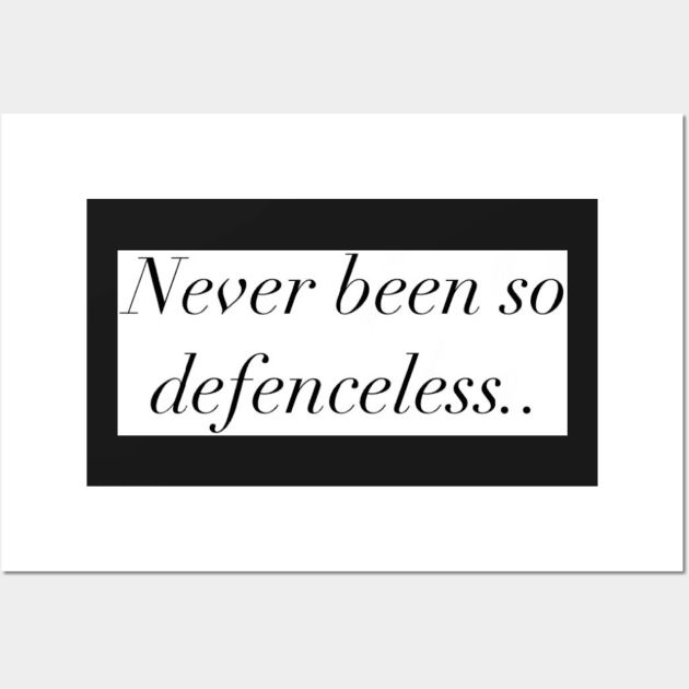 Defenceless design Wall Art by BlossomShop